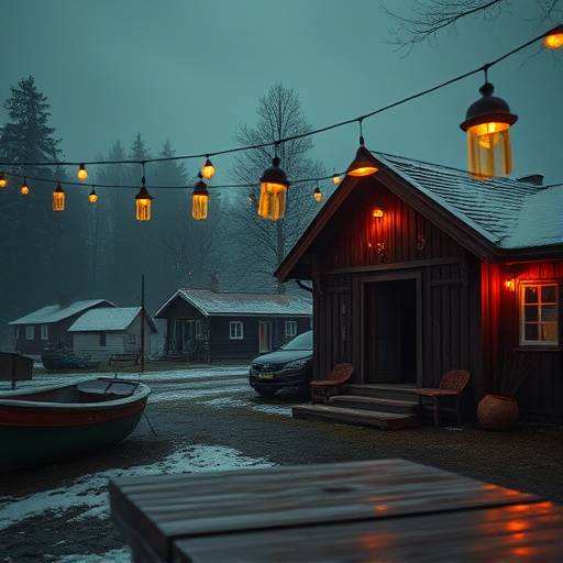 Stillbilde fra reklamefilm for 'Solstrand Bryggeri'